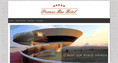 Desktop Screenshot of hotelprimus.com.br