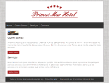 Tablet Screenshot of hotelprimus.com.br